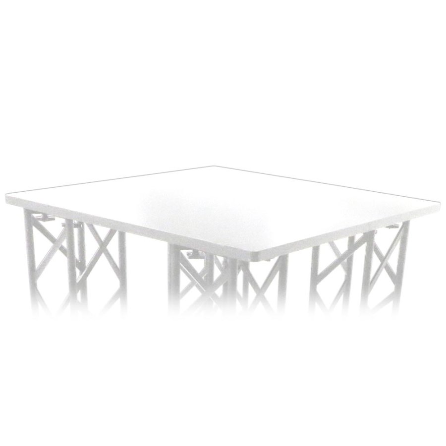 Crown Truss  Counter top Platte, 65 x 65 cm - Wei&szlig;