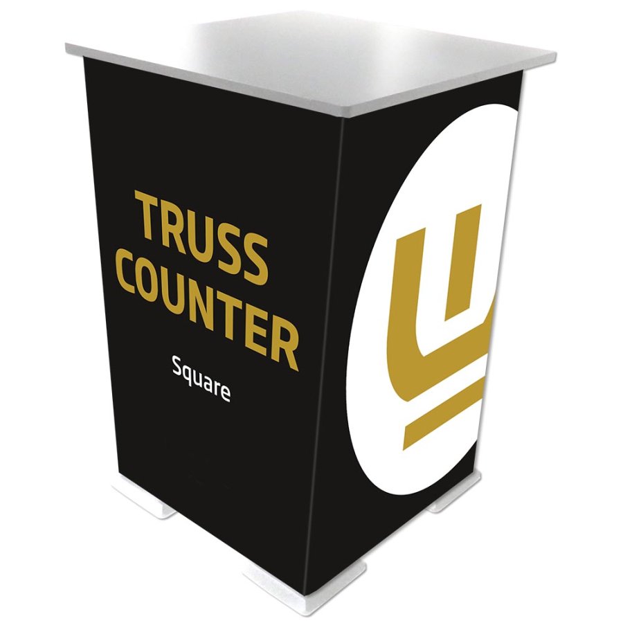 Crown Truss  Counter top Platte, 65 x 65 cm - Wei&szlig;