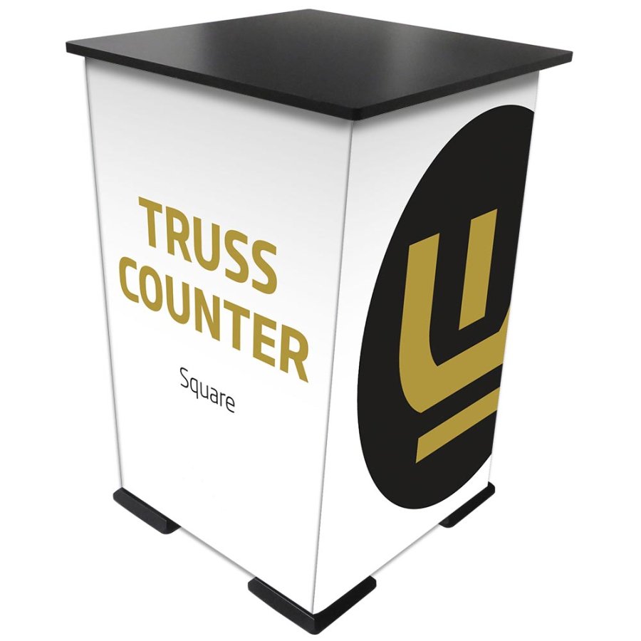 Crown Truss Counter top Platte, 65 x 65 cm schwarz