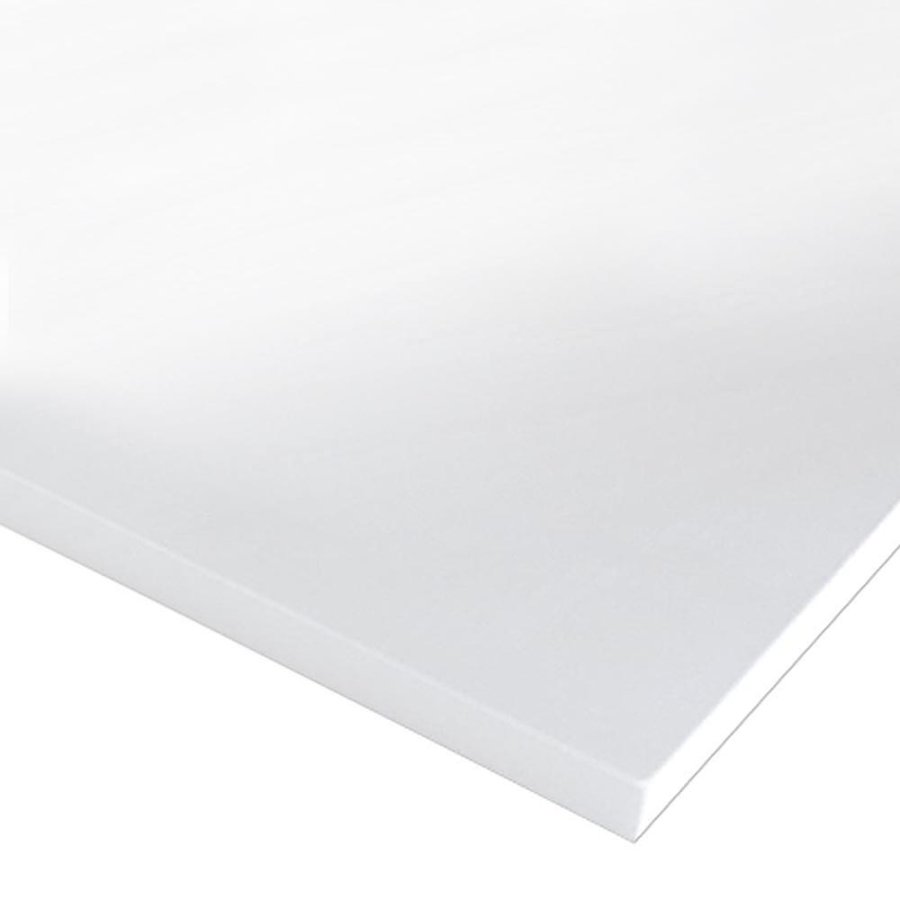 Crown Truss  Counter top Platte, 95 x 95 cm Dreieck - Wei&szlig;