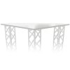Crown Truss  Counter top Platte, 95 x 95 cm Dreieck - Wei&szlig; #1