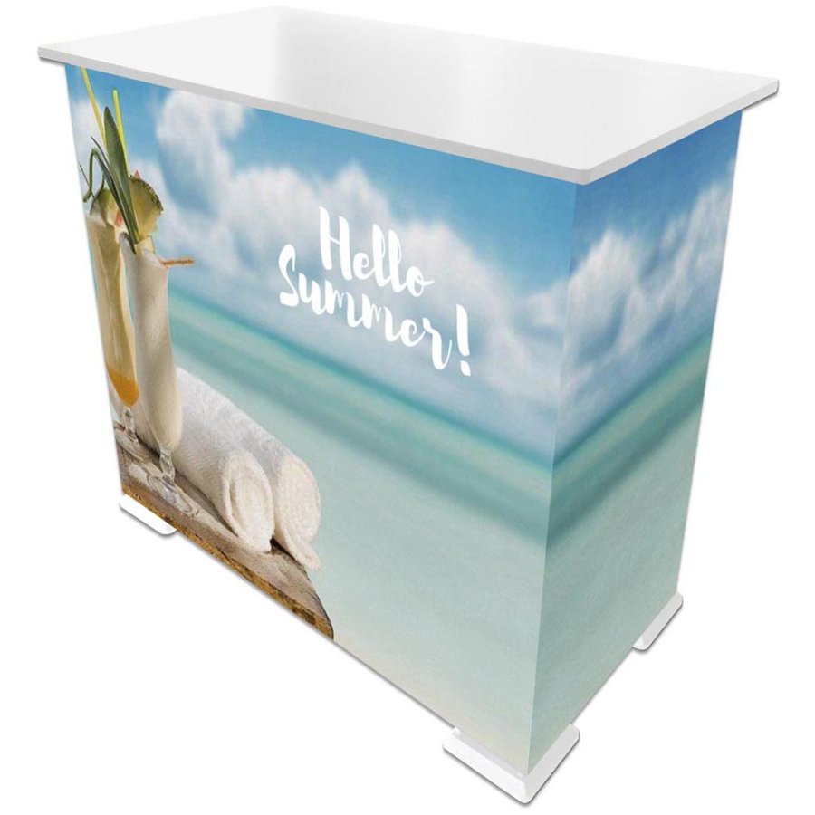 Crown Truss Counter Rechteck 95 x 65 cm - Wei&szlig;