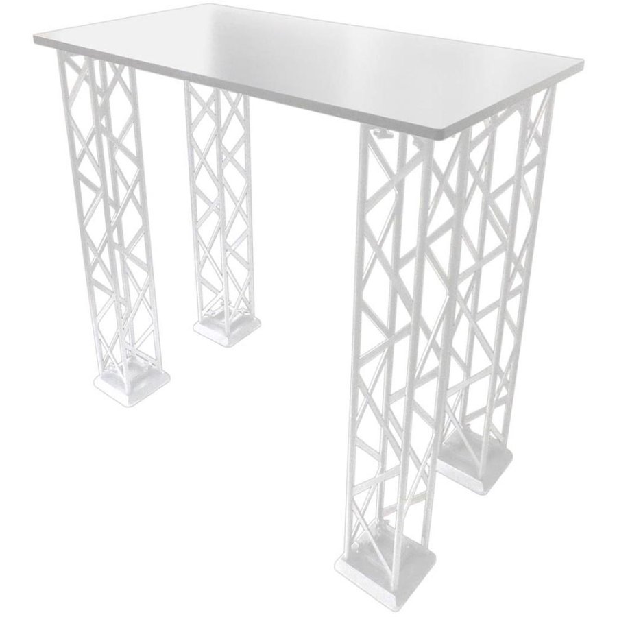 Crown Truss Counter Rechteck 95 x 65 cm - Wei&szlig;