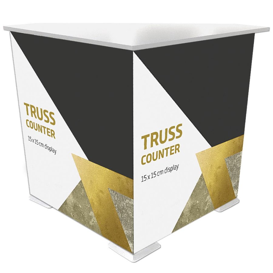 Crown Truss Counter - Dreieck - Wei&szlig;