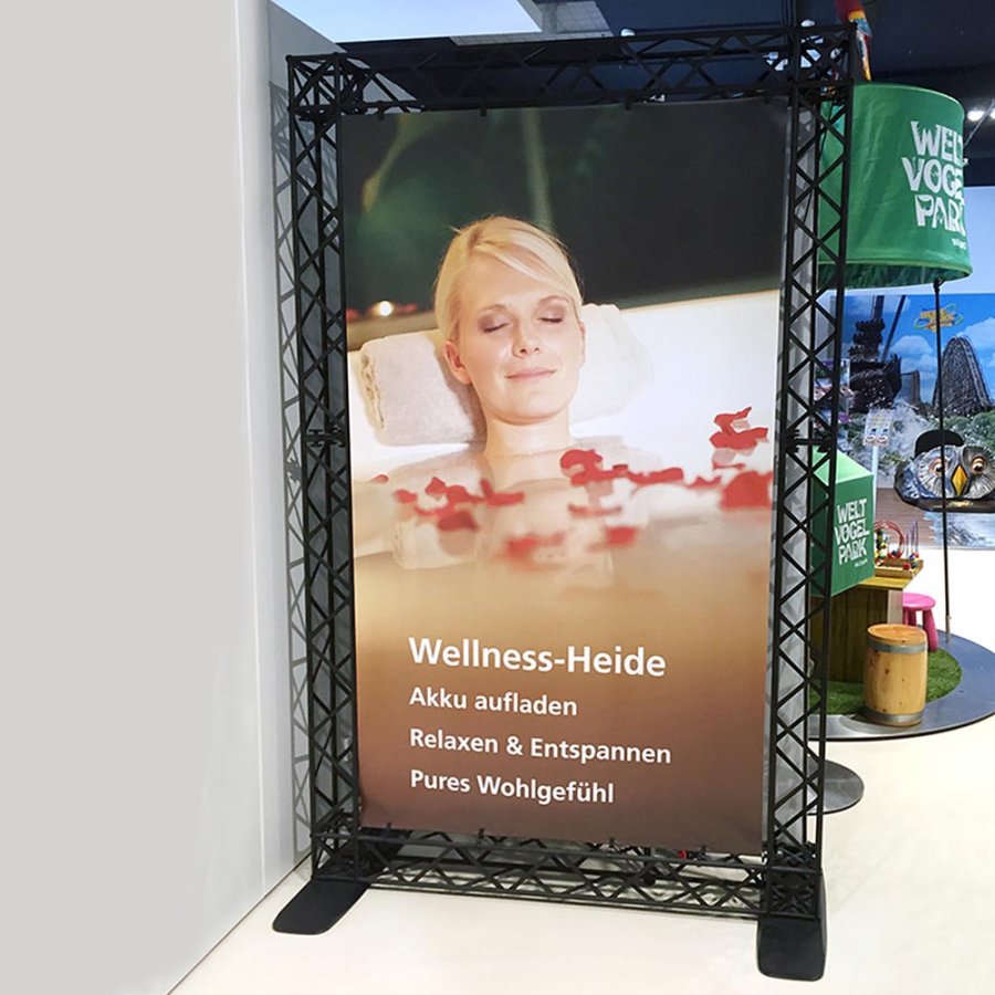 Crown Truss 15 Messewand - schwarz