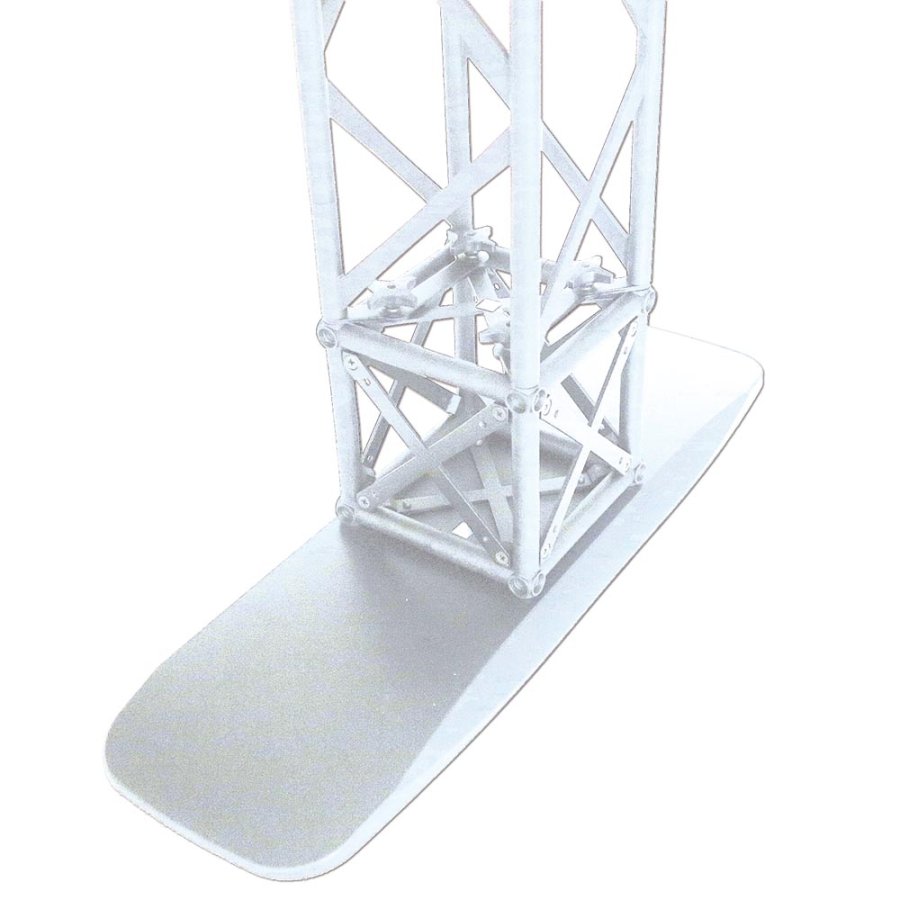 Crown Truss 15 Messewand mit Banner - wei&szlig;