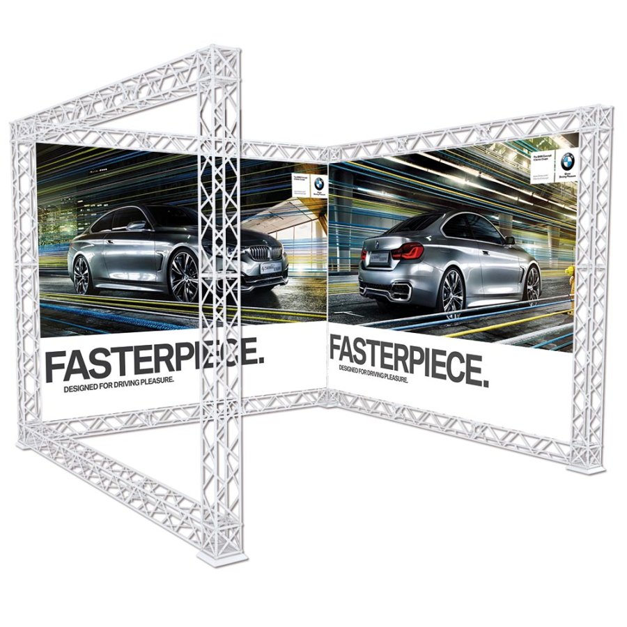 CROWN TRUSS 15 U-shape wall 3 x 3 m, 300 x 300 cm