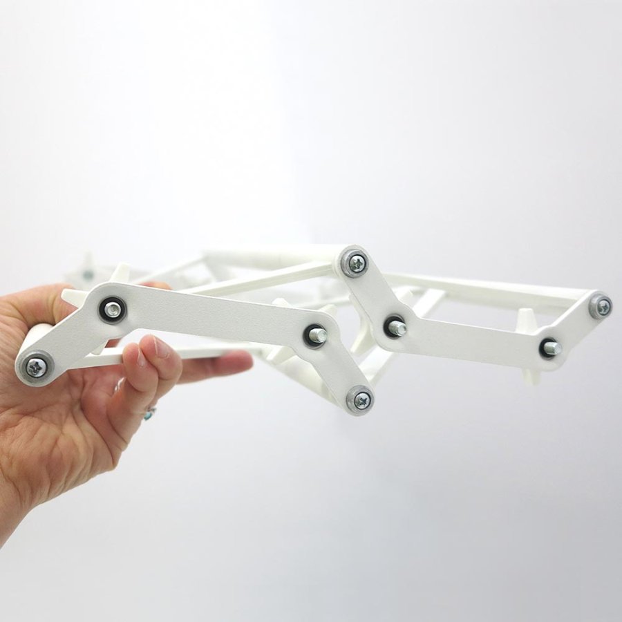 Crown Truss 15 Messewand L-Form 4 x 4 m - wei&szlig;