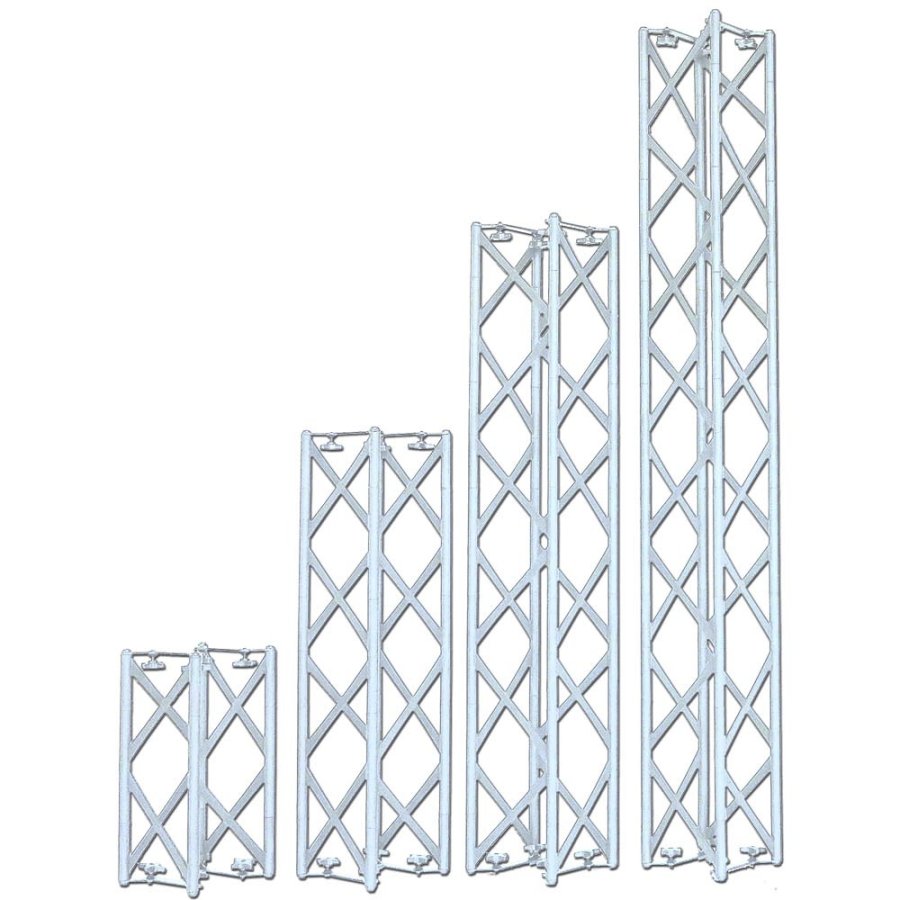 Crown Truss 15 Messewand L-Form 4 x 4 m - wei&szlig;