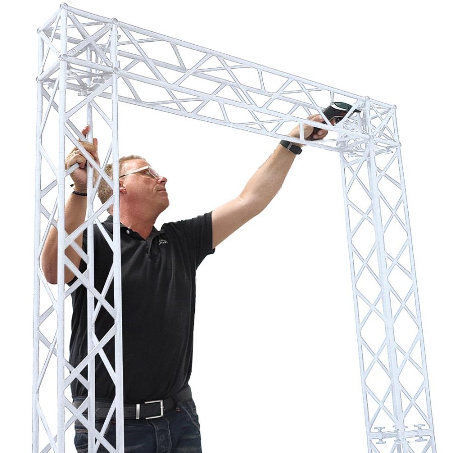CROWN TRUSS 15 U-shape wall 3 x 3 m, 400 x 400 cm