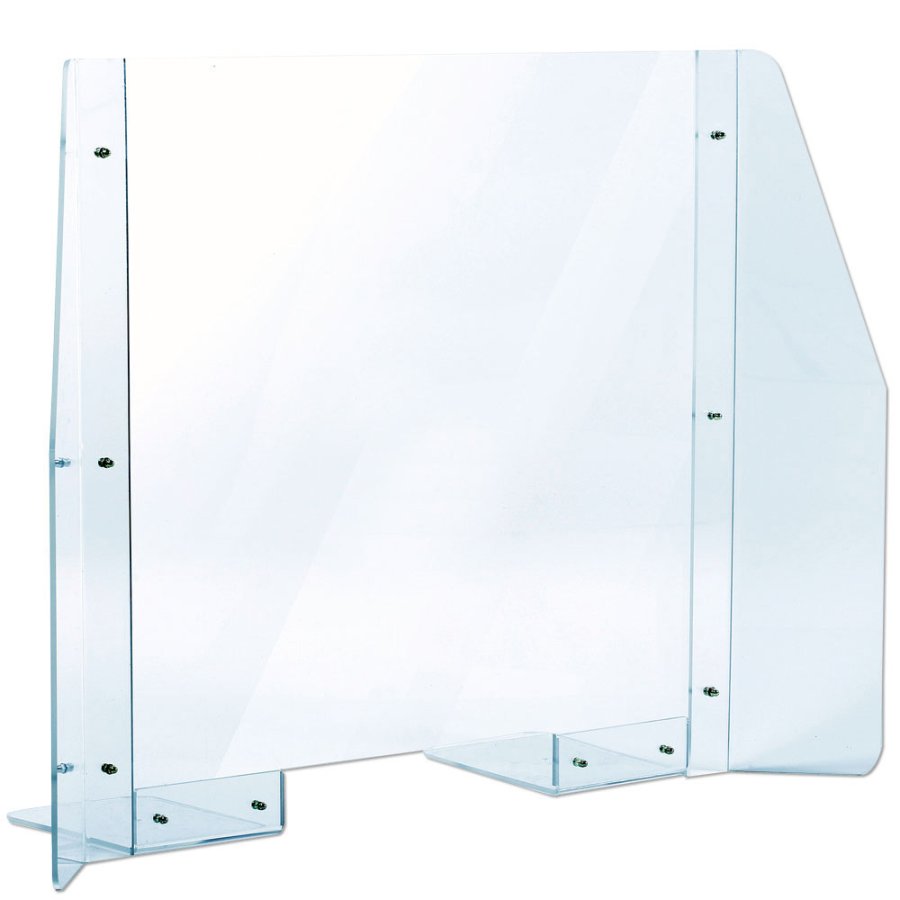 Hygieneabschirmung f&uuml;r Tisch, 90 x 65 cm