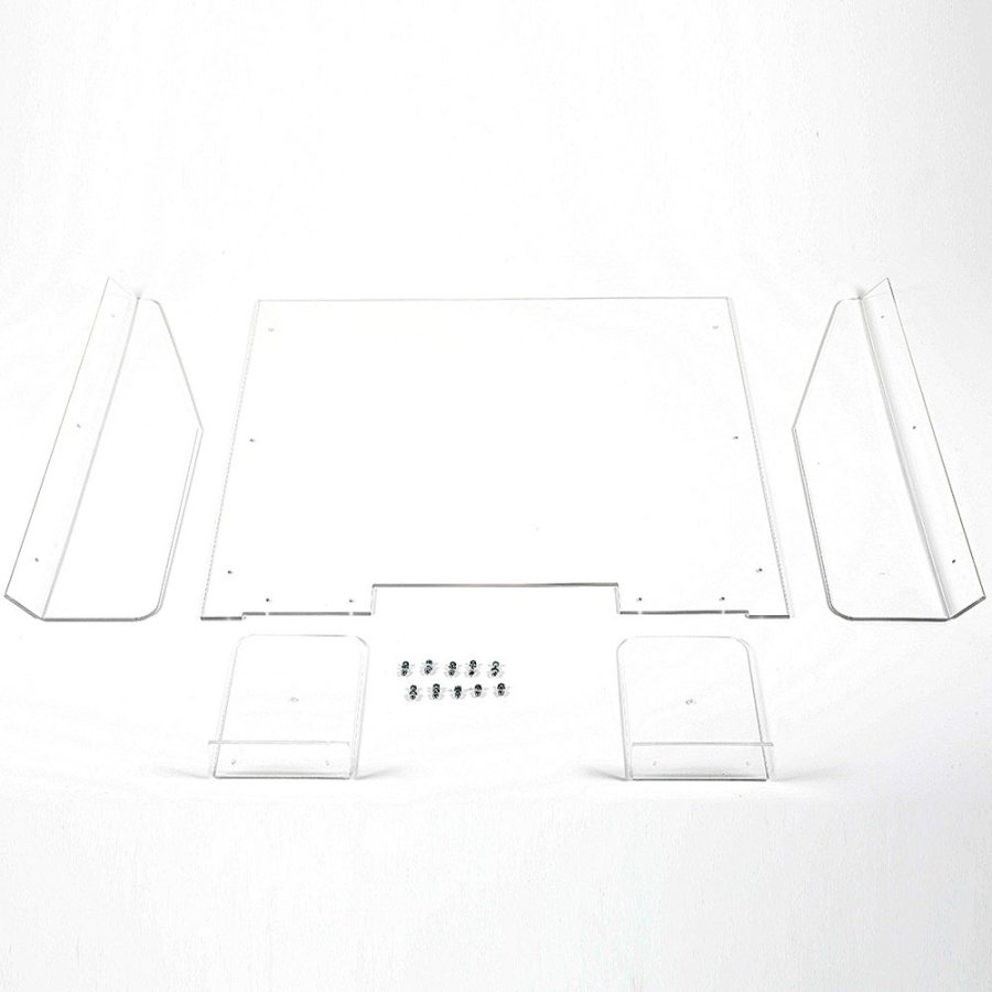 Hygieneabschirmung f&uuml;r Tisch, 90 x 65 cm