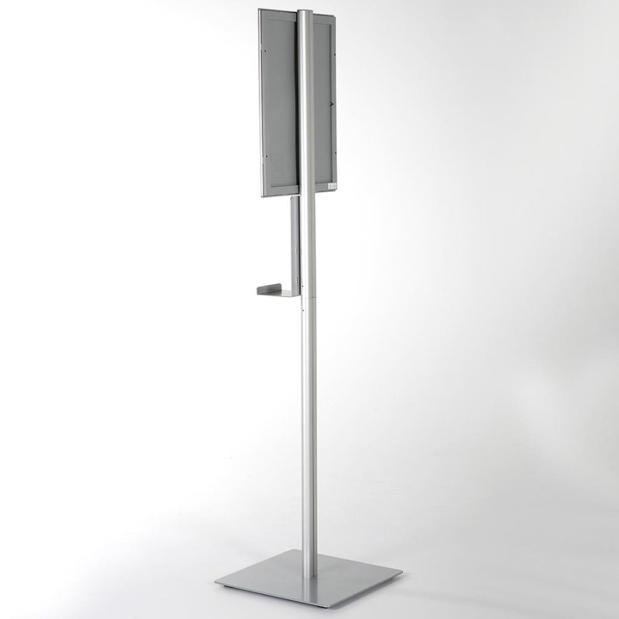 Desinfektionsst&auml;nder f&uuml;r Handdesinfektion mit A3-Klapprahmen