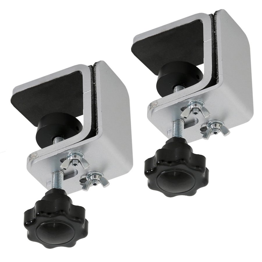 Kantenklemmen-Set f&uuml;r Hygieneabschirmung Tisch, 2-tlg