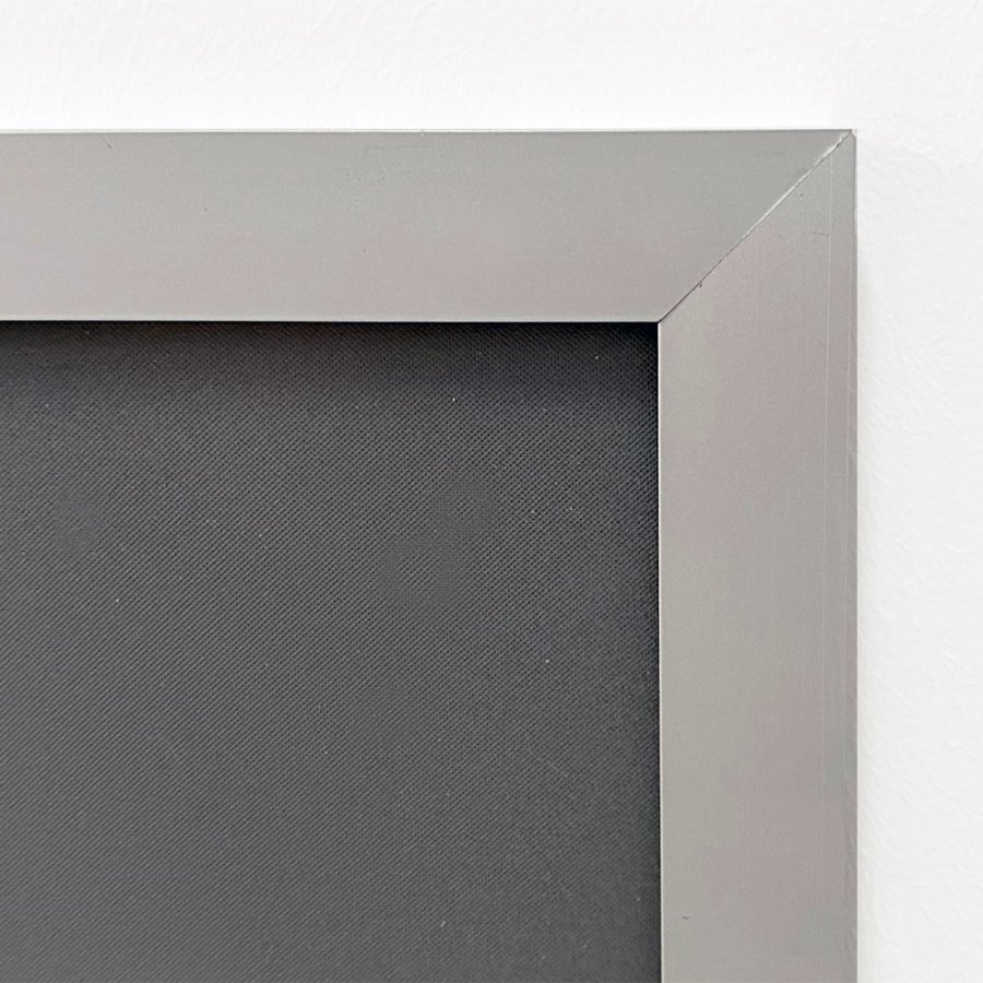 Klapprahmen mit 20mm Aluminium-Flachprofil, silber - A4