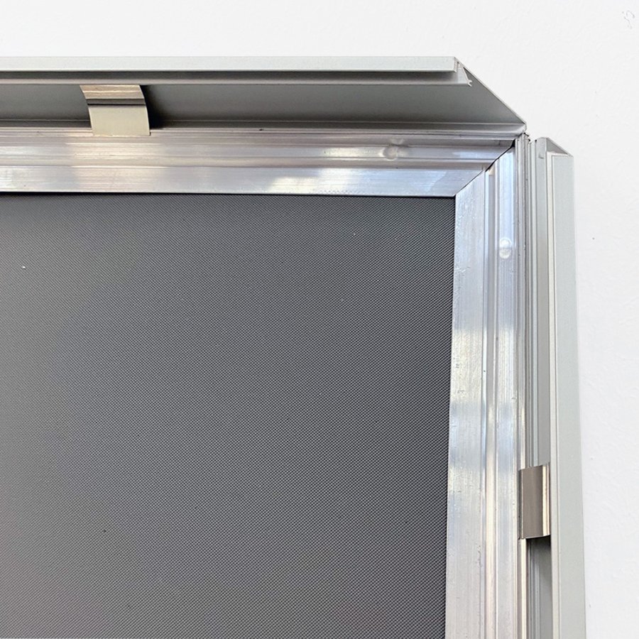 Klapprahmen mit 20mm Aluminium-Flachprofil, silber - 70 x 100 cm