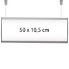 Doppelseitiges H&auml;ngeschild, 1 Lage - 50x10,5 cm #1