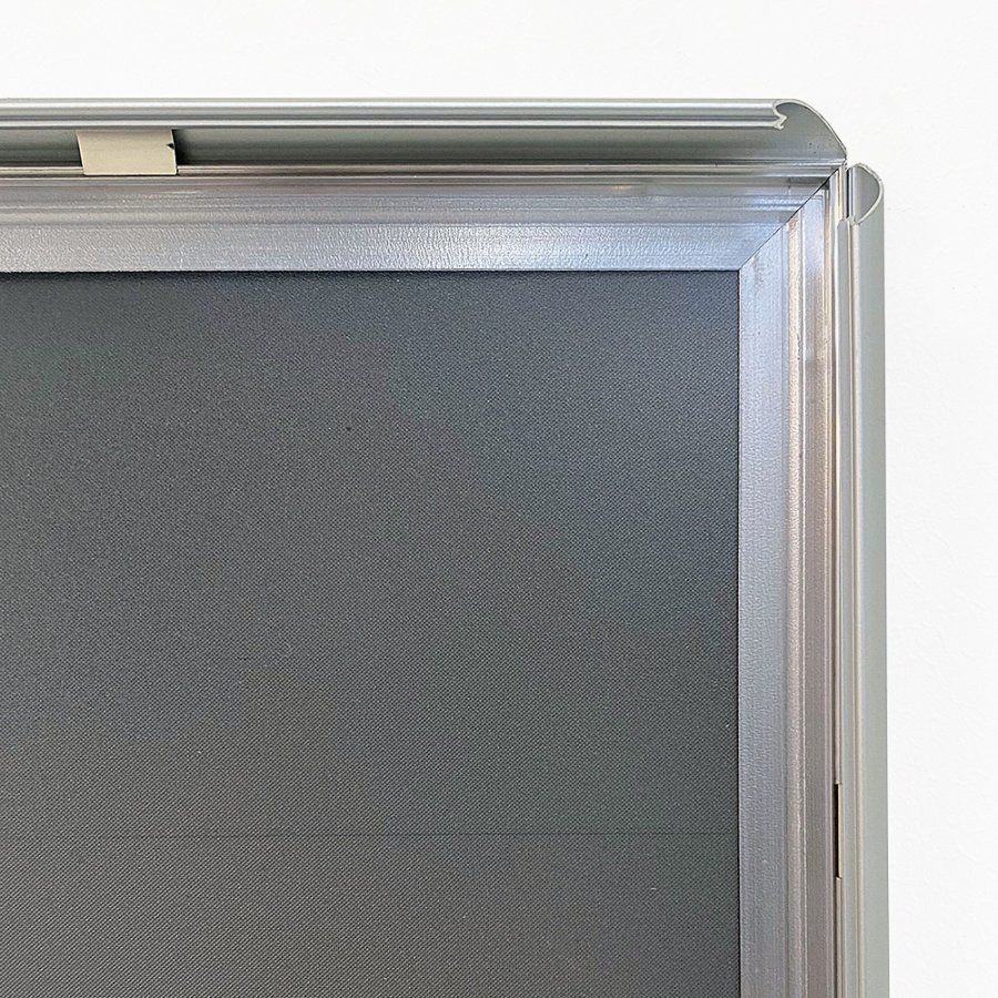 Klapprahmen mit 17mm Aluminiumprofil, Silber - A2