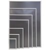 Klapprahmen, 17 mm Aluminiumprofil, Silber, A3 - 29,7 x 42 cm #7