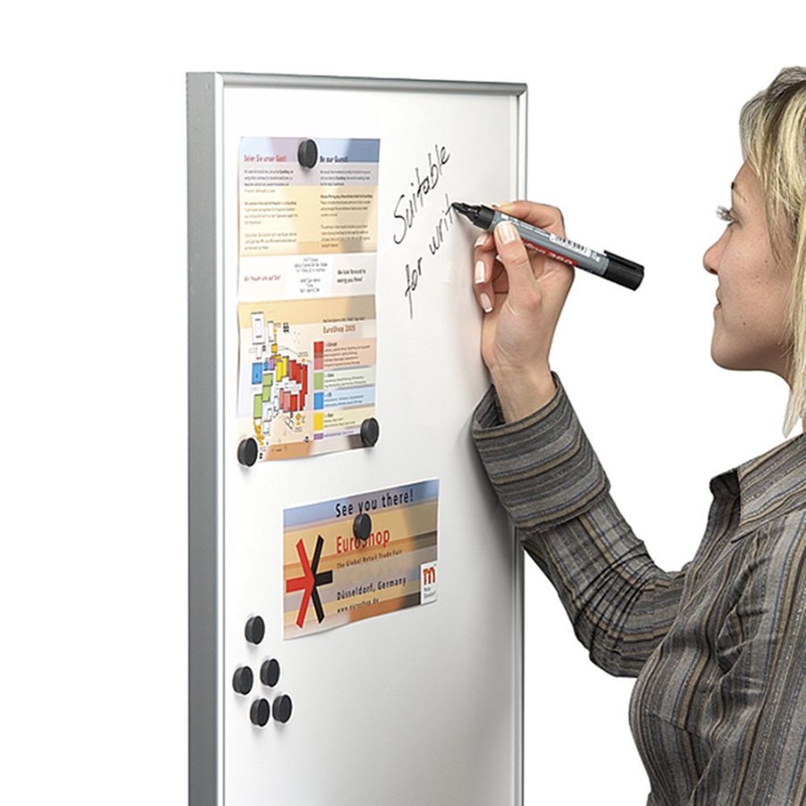 Magnete f&uuml;r z.B. Whiteboard. 8 Stk. Schwarz