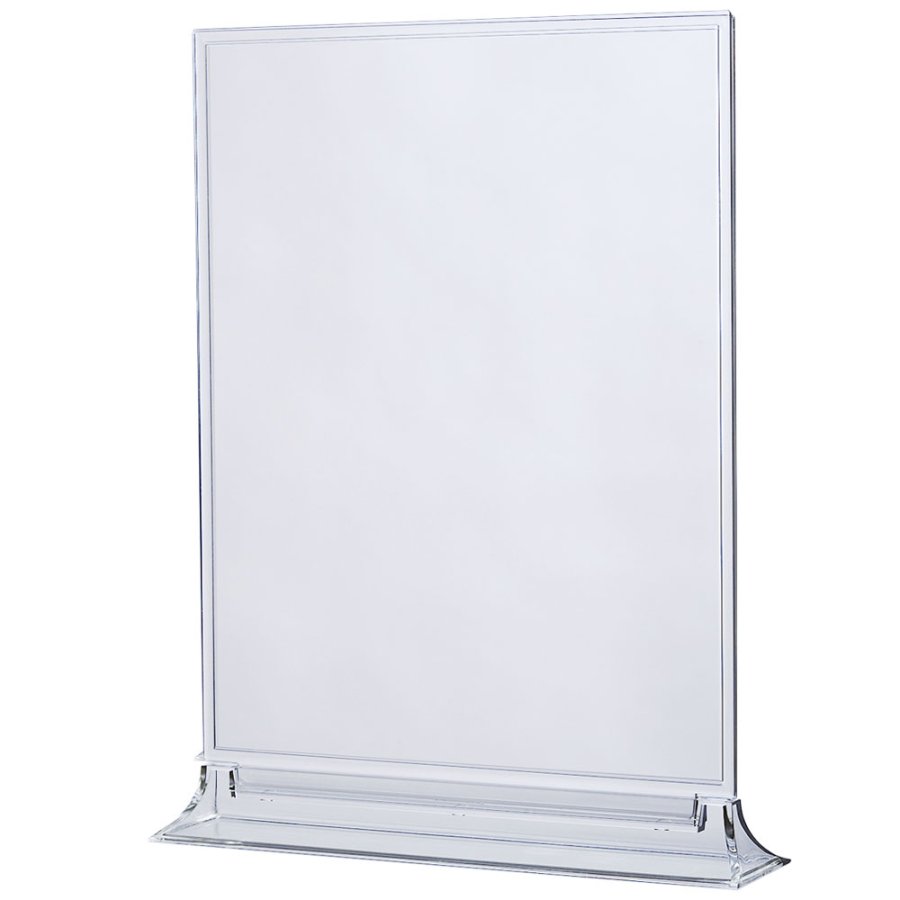 Vertikaler Men&uuml;kartenhalter Acryl - A6 - 10,5 x 14,8 cm