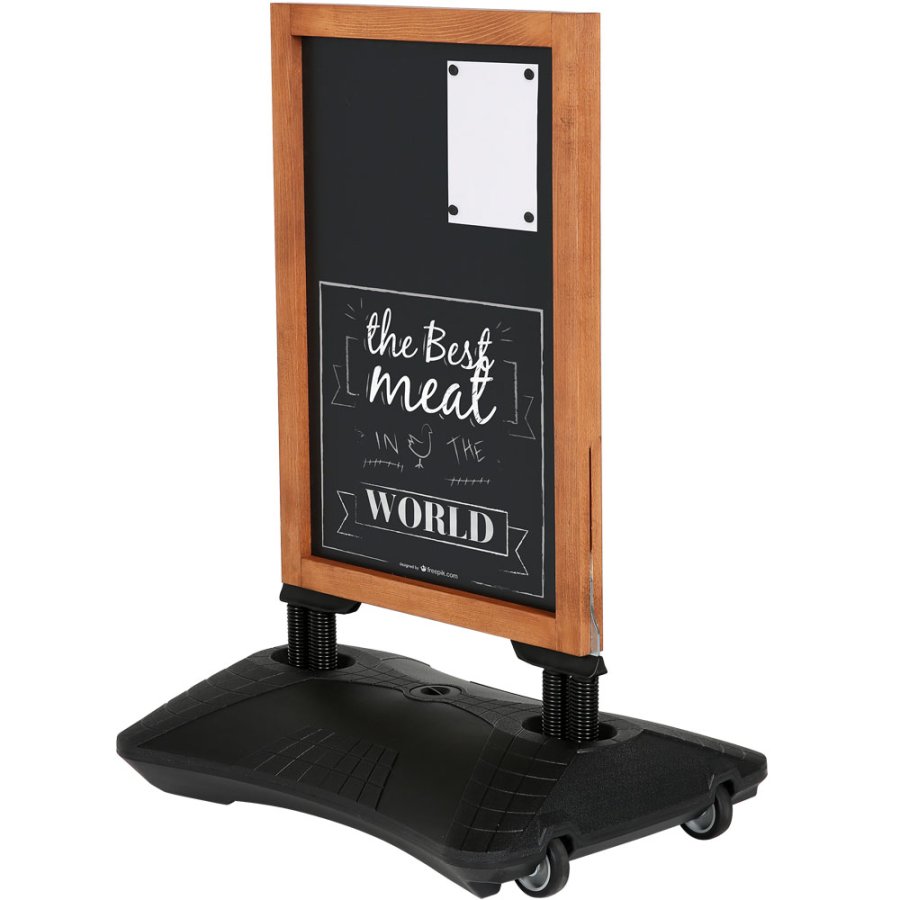 Wooden Wind-Sign Waterbase mit Stahlplatte, 59 x 78 cm