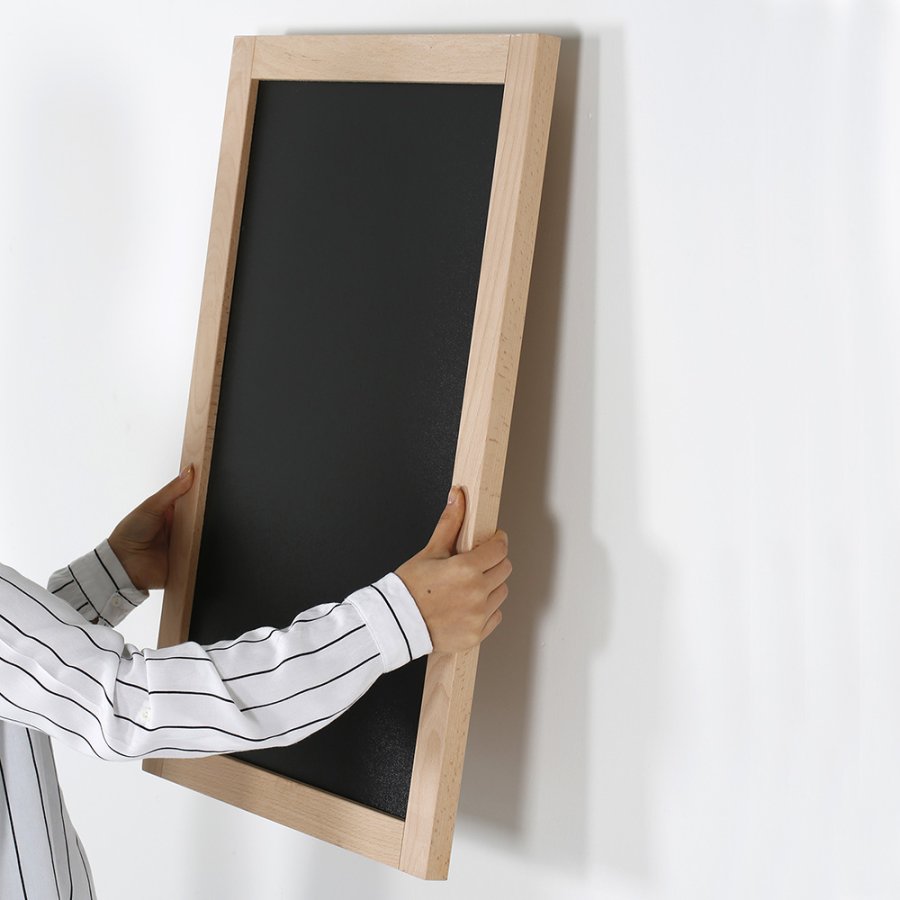 Kreidetafel mit 38mm Holzrahmen - 80 x 120 cm