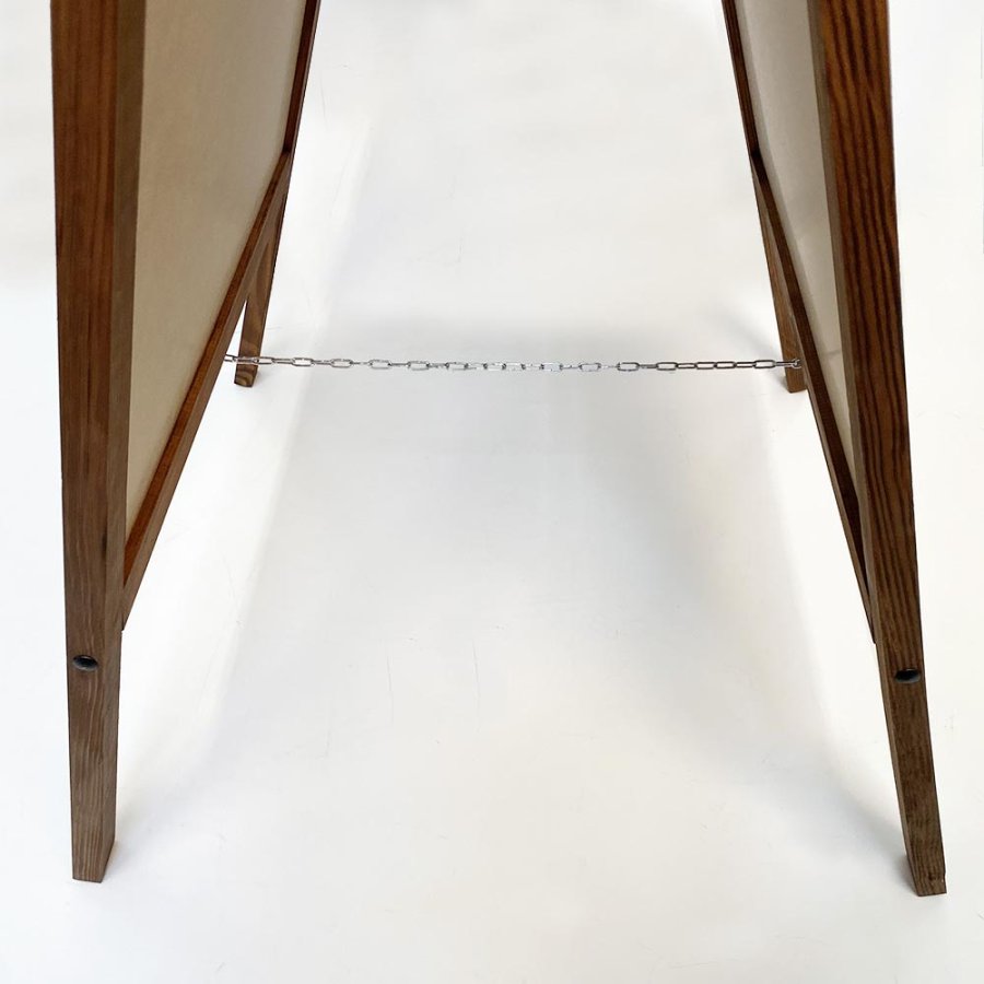 Kundenstopper, Kreidetafel, einschlie&szlig;lich Markierungen, 53 x 67 cm, Dunkel gef&auml;rbt