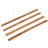 Wooden Posterleiste aus dunkler Buche magnetisch Satz - 30 cm Set #1