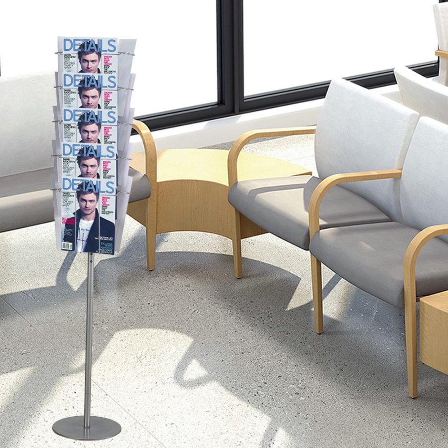 Wire Stand Prospektst&auml;nder - 15xA4 - 21x29,7 cm