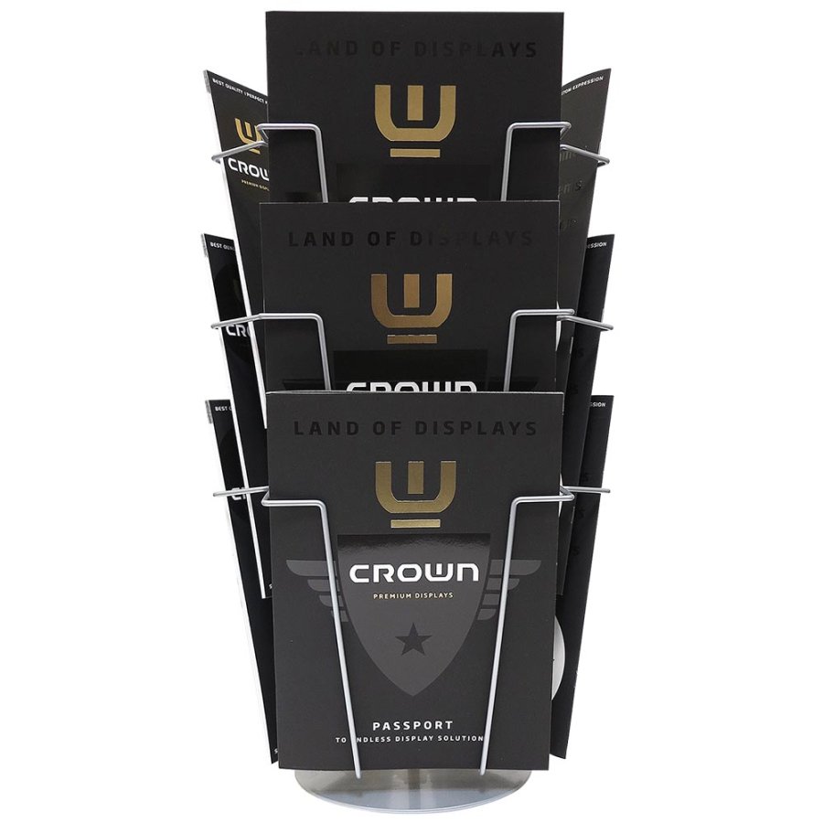 Prospektst&auml;nder Spin Table - 9xA4 - 21x29,7 cm