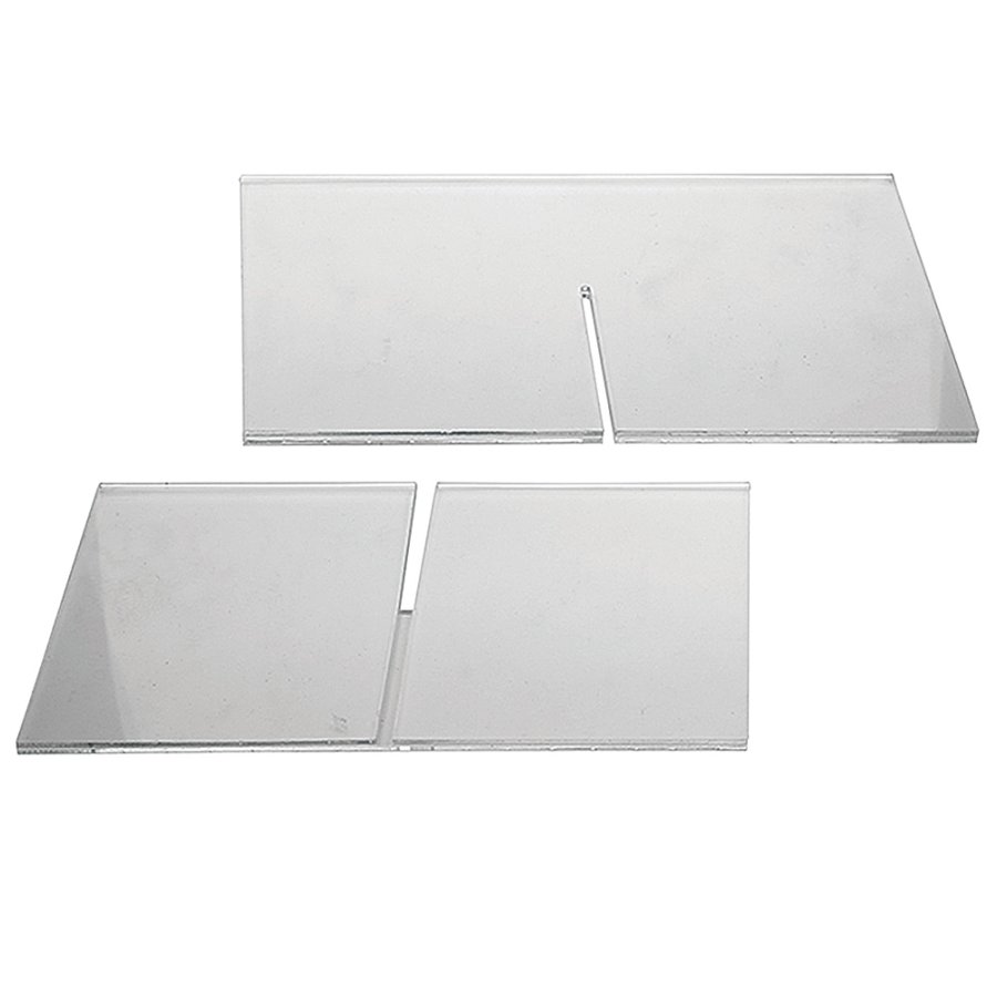 Kreuz-Men&uuml;kartenhalter vertikal - A6 - 10,5 x 14,8 cm