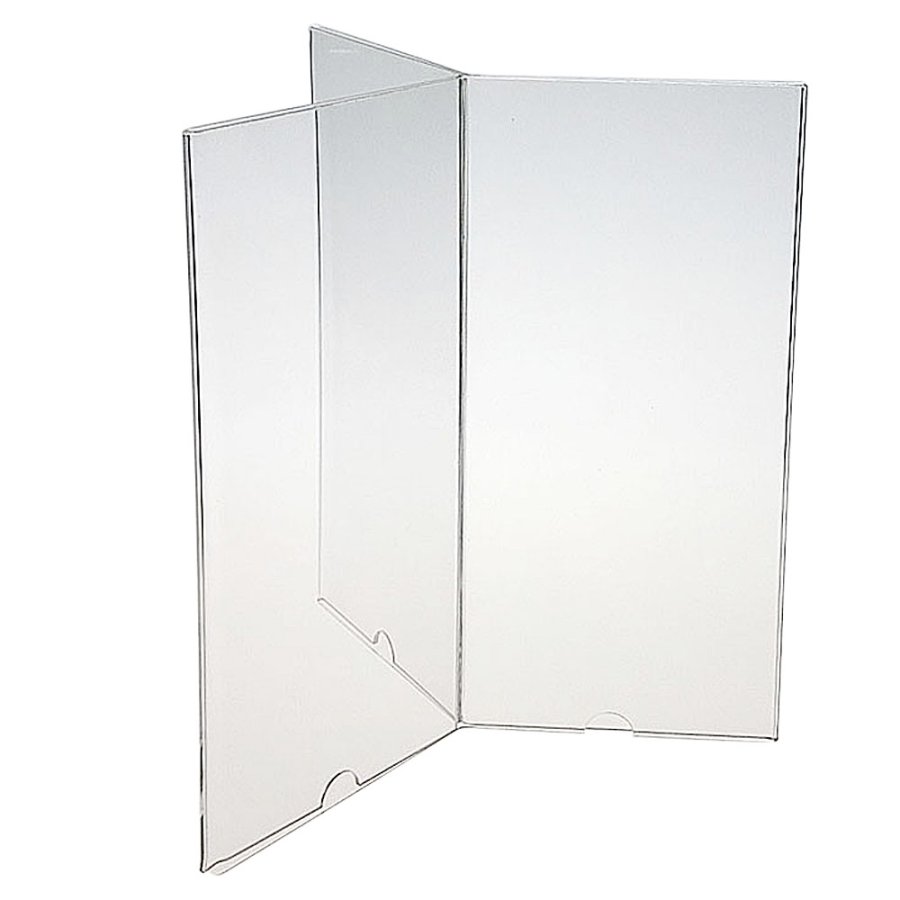 Kreuzmen&uuml;kartenhalter vertikal, x3 - 6 x M65