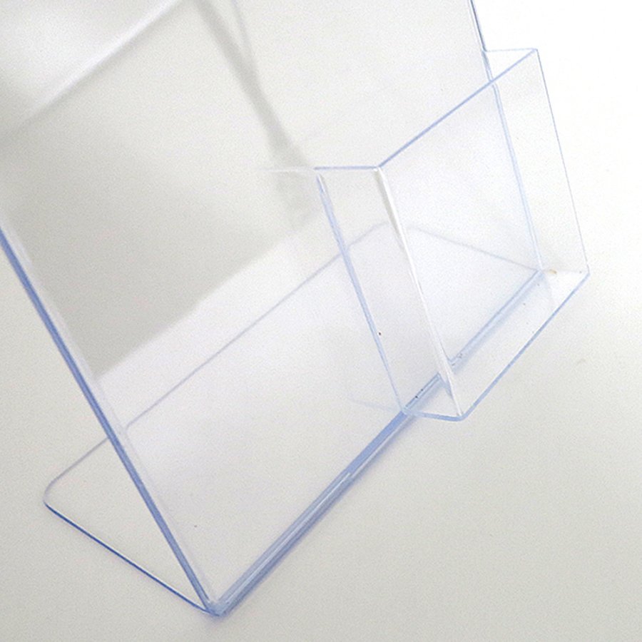 L - Men&uuml;kartenhalter A4, mit Einsatz oben - Halter f&uuml;r M65-Brosch&uuml;ren