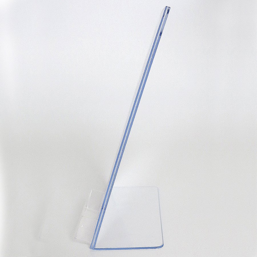 L - Men&uuml;kartenhalter A4, mit Einschub oben - Halter f&uuml;r Visitenkarten