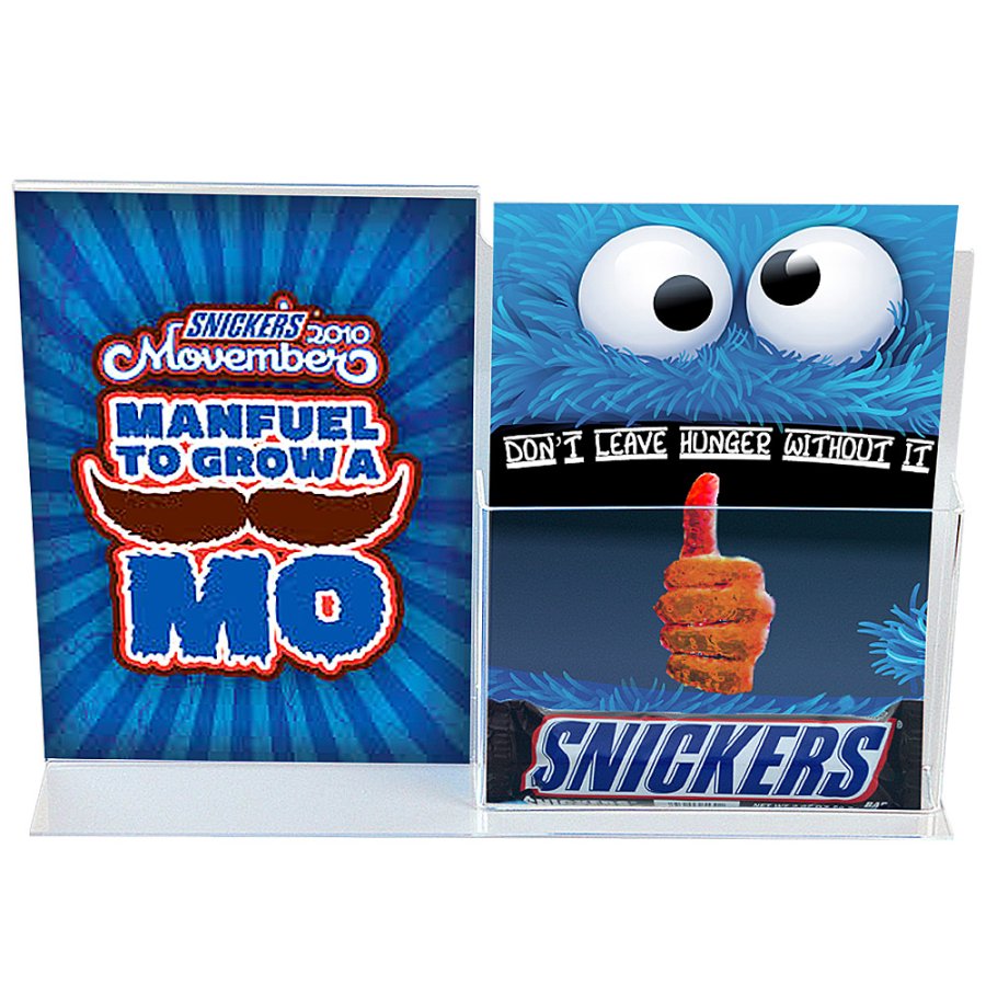 L - Men&uuml;kartenhalter A4 mit Halterung f&uuml;r A4-Brosch&uuml;ren vertikal