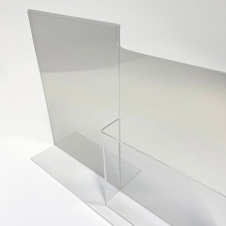 L - Men&uuml;kartenhalter A4 mit Halterung f&uuml;r A4-Brosch&uuml;ren vertikal