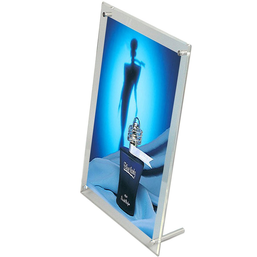 Men&uuml;kartenhalter mit F&uuml;&szlig;en - M65 Flyer - 9,9 x 21 cm