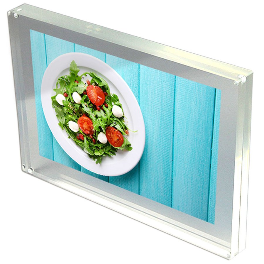 Block-Visitenkartenhalter f&uuml;r eine Visitenkarte - 11 x 7,4 cm