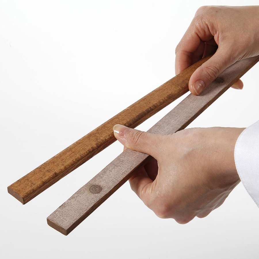 Wooden Posterleiste aus dunkler Buche magnetisch Satz  - 40 cm Set