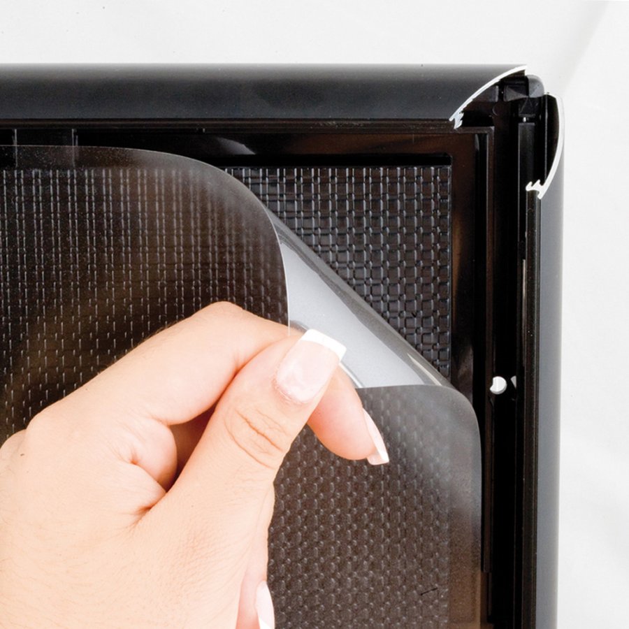 Opti Klapprahmen mit 25mm Aluminiumprofil, schwarz - A4