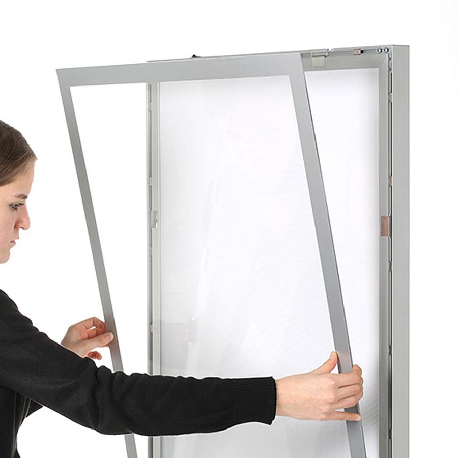 Totem-LED-St&auml;nder - doppelseitig - 59,4 x 168 cm