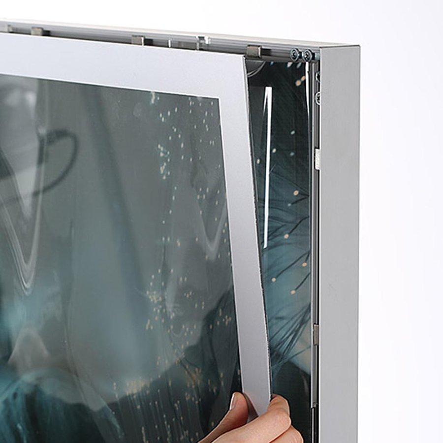 Totem-LED-St&auml;nder - doppelseitig - 59,4 x 168 cm