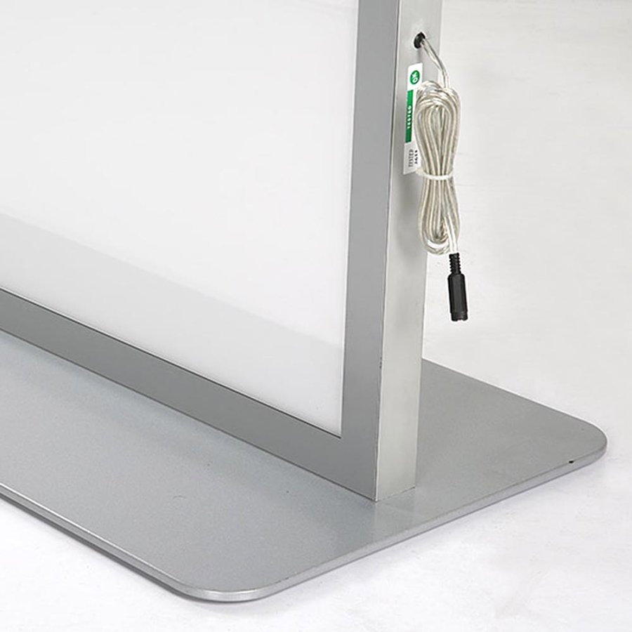 Totem-LED-St&auml;nder - doppelseitig - 59,4 x 168 cm