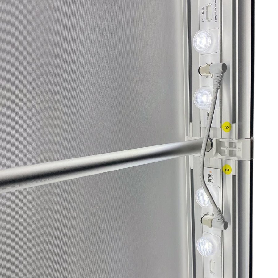 LED-TEX Leuchtkastenst&auml;nder doppelseitig, 100x250cm