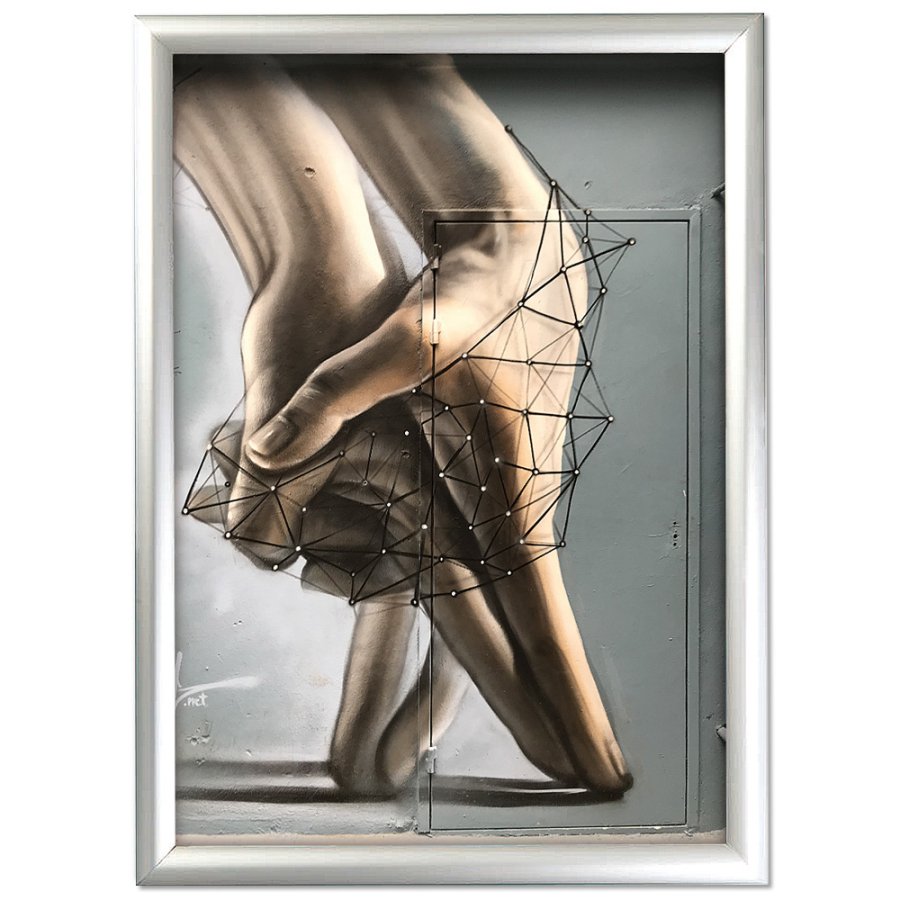 Fenster-Alu-Klapprahmen doppelseitig - 25mm - A3 - Silber