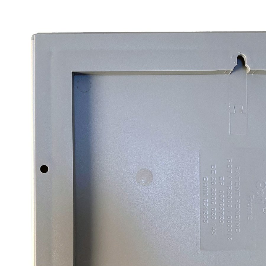 Opti Klapprahmen mit 25mm Aluminiumprofil, Silber - A3