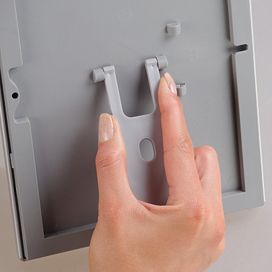 Foto-Klapprahmen mit 14mm Aluminiumprofil, silber - A6