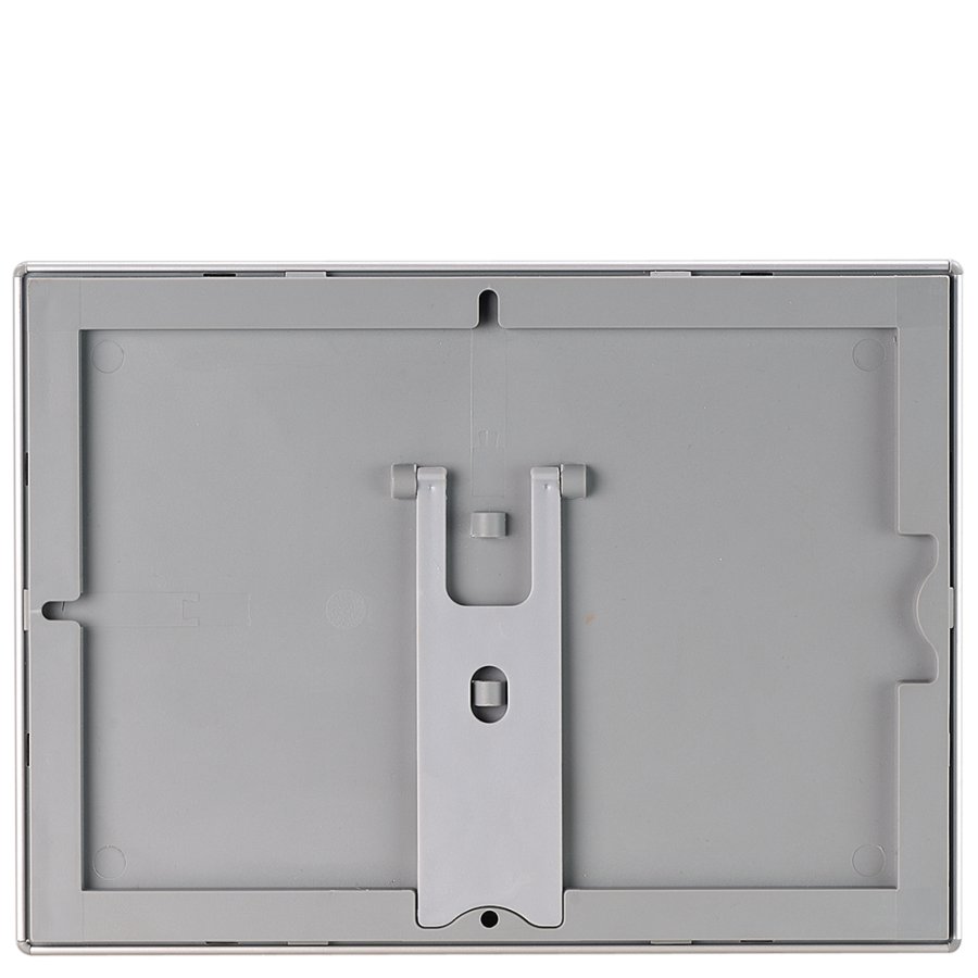 Foto-Klapprahmen mit 25mm Aluminiumprofil, silber - A4