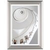 Opti Klapprahmen mit 25mm Aluminiumprofil, silber - 50 x 70 cm #1